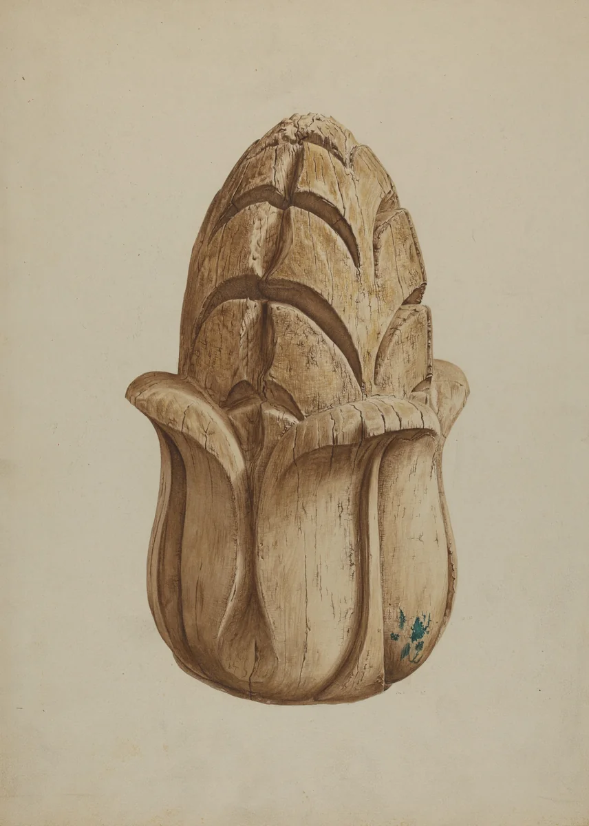 Base for Weather Vane by Hazel Hyde, index of american design, 1939