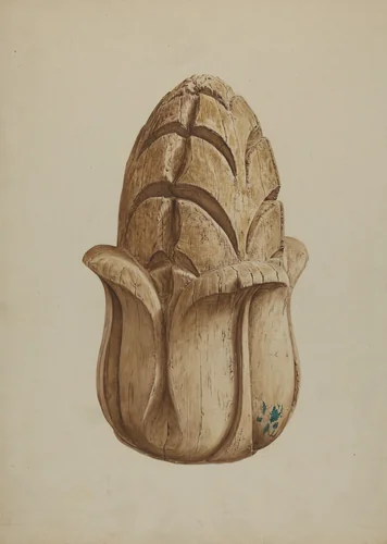 Base for Weather Vane by Hazel Hyde, index of american design, 1939