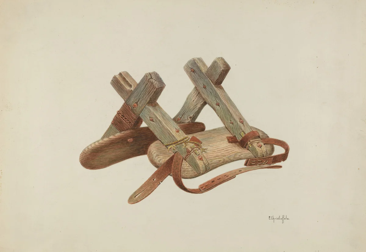 Pack Saddle by Cornelius Christoffels, index of american design, 1940