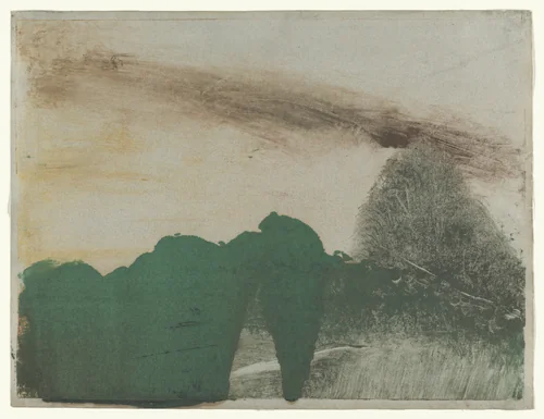 Forest in the Mountains (Forêt dans la montagne) by Hilaire-Germain-Edgar Degas, print, 1890