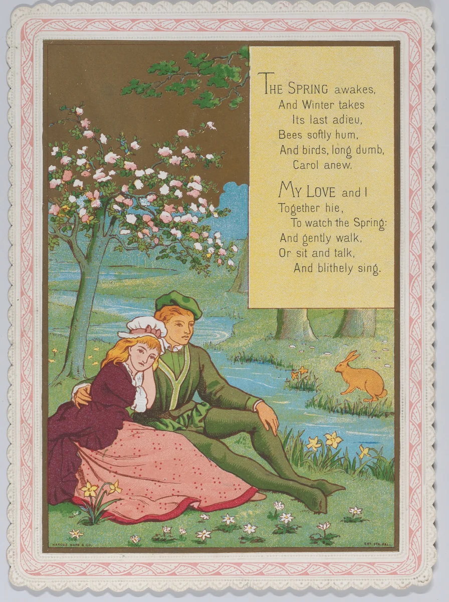 Valentine by Kate Greenaway, other, 1874