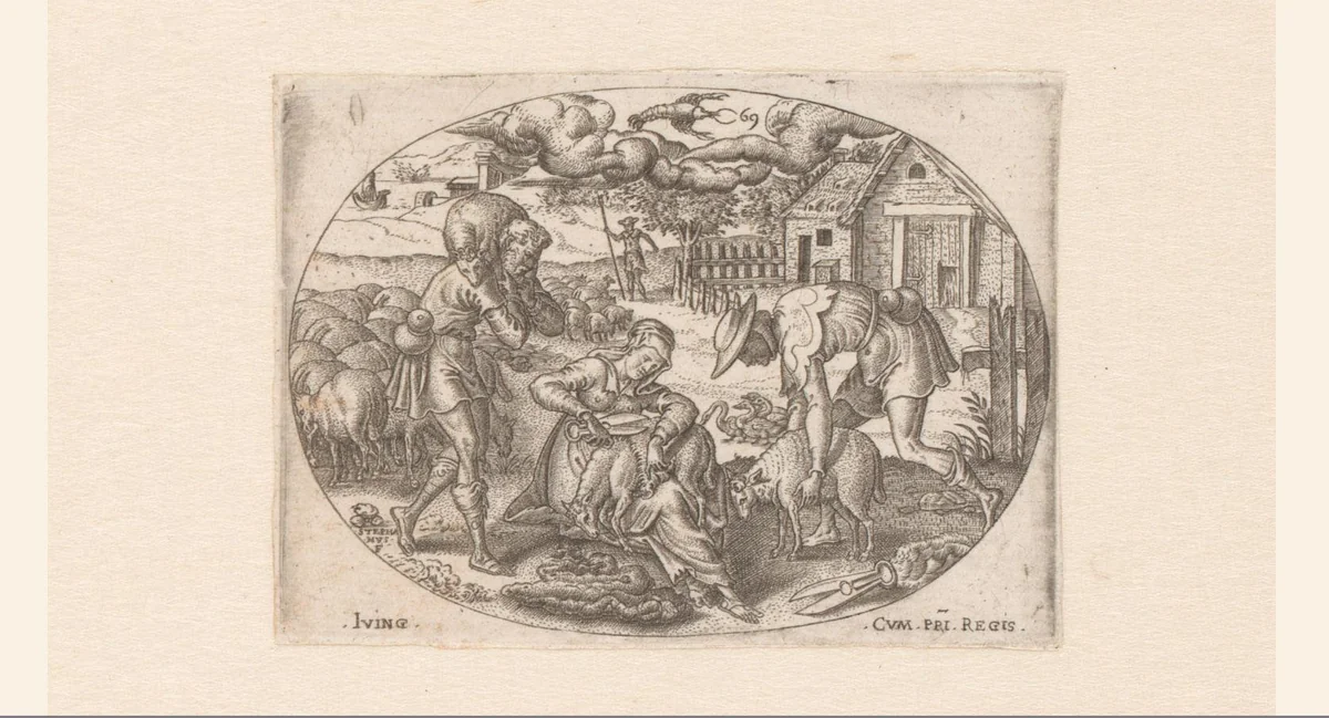 April by Unknown, print, 1568