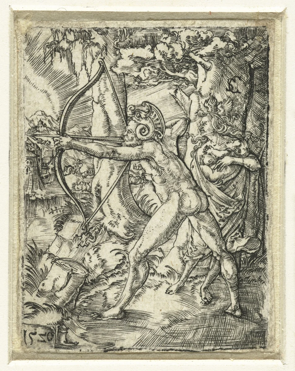 De wilden by Unknown, print, 1520