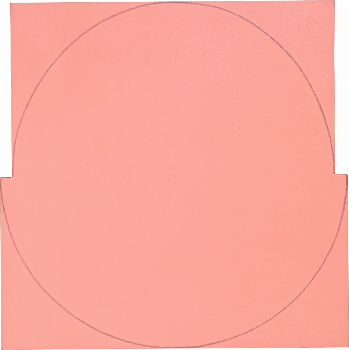 Untitled by Robert Mangold, painting, 1973