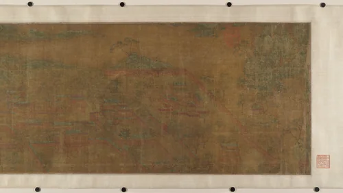 Landscape of Qin Palaces by Unidentified Artist, painting, 1300-1644
