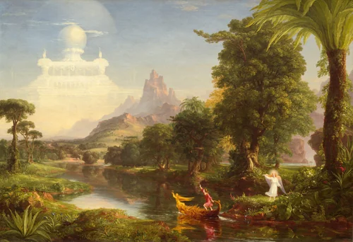 The Voyage of Life: Youth by Thomas Cole, painting, 1842