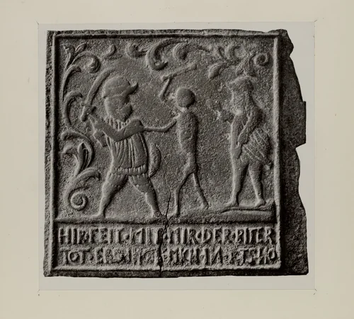 Stove Plate by Charles Von Urban, index of american design, 1935-1942