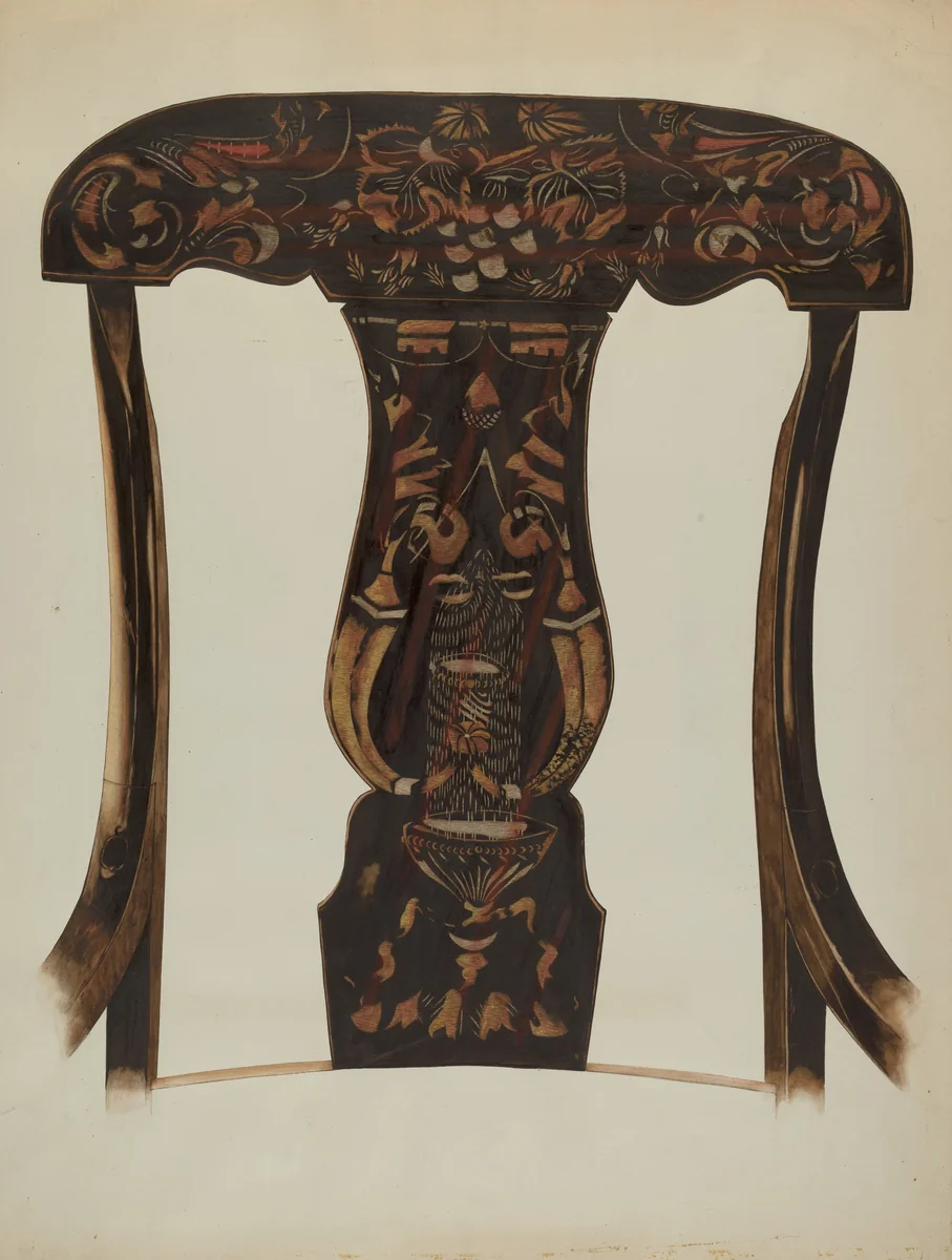 Boston Rocker by Einar Heiberg, index of american design, 1938