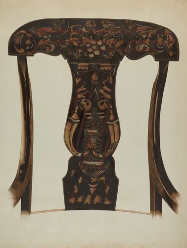 Boston Rocker by Einar Heiberg, index of american design, 1938