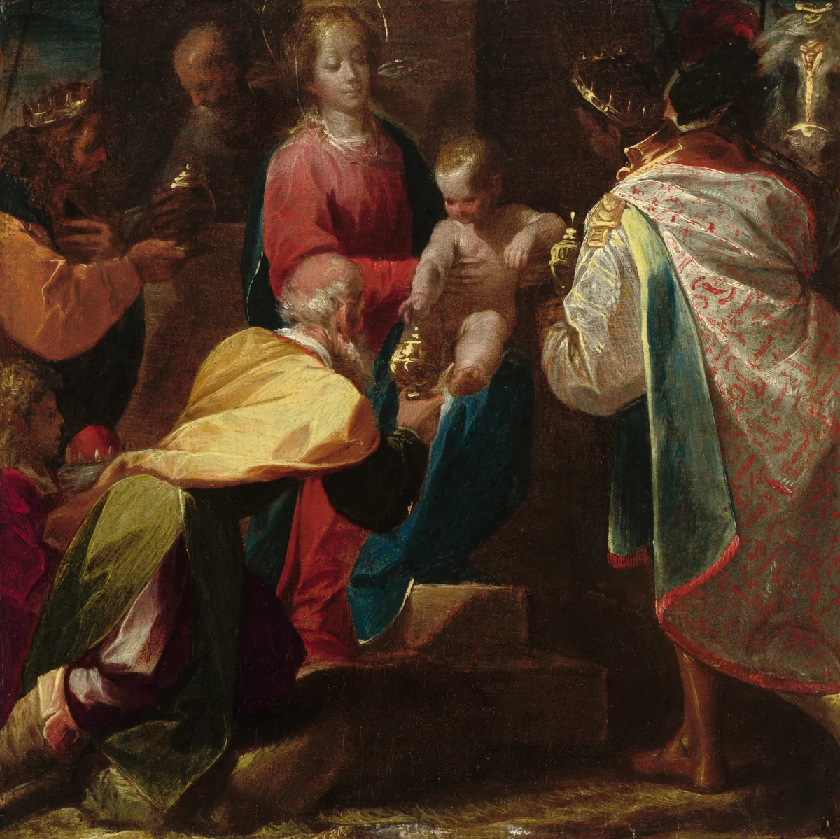 The Adoration of the Magi by Pier Francesco Mazzucchelli, painting, 1600
