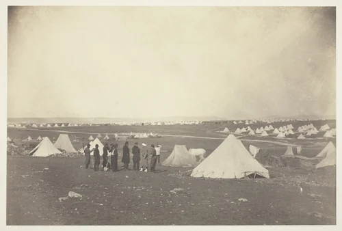General Bosquet's Quarters looking toward Mackenzie Farm by Roger Fenton, photograph, 1855