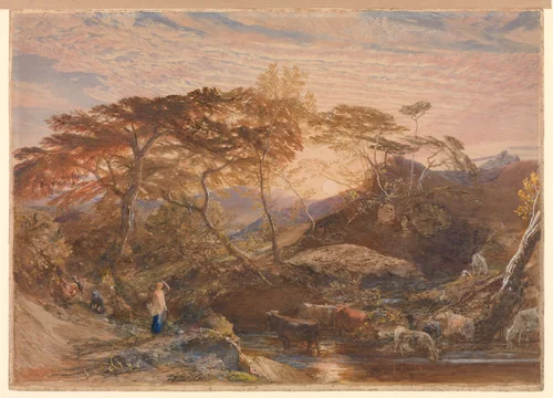 Sabrina by Samuel Palmer, drawing, 1856