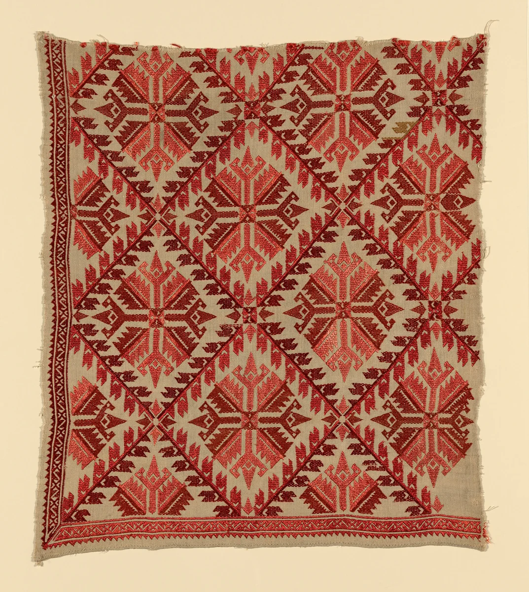 Fragment (From a Hanging) by Greece, textile, 1701-1800