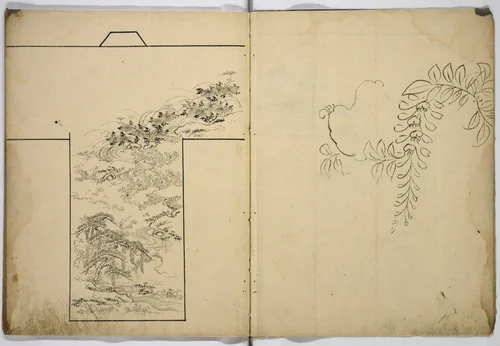 Hinagata chō (Model Book) by Unidentified Artist, book, 1800-1868