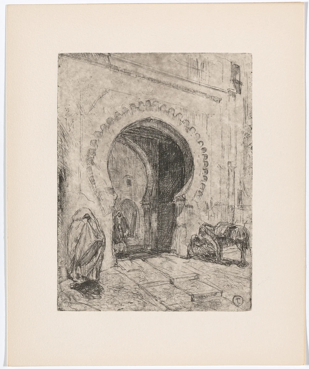 Gate in Tangier by Henry Ossawa Tanner, print, 1912
