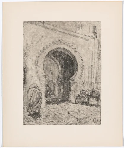 Gate in Tangier by Henry Ossawa Tanner, print, 1912