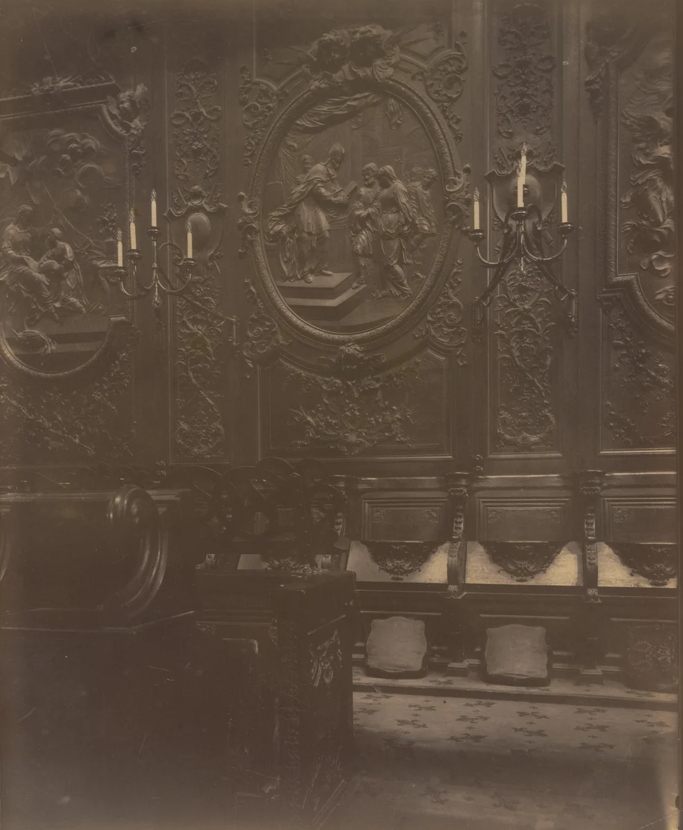 Notre-Dame (Stalles) by Eugène Atget, photograph, 1905