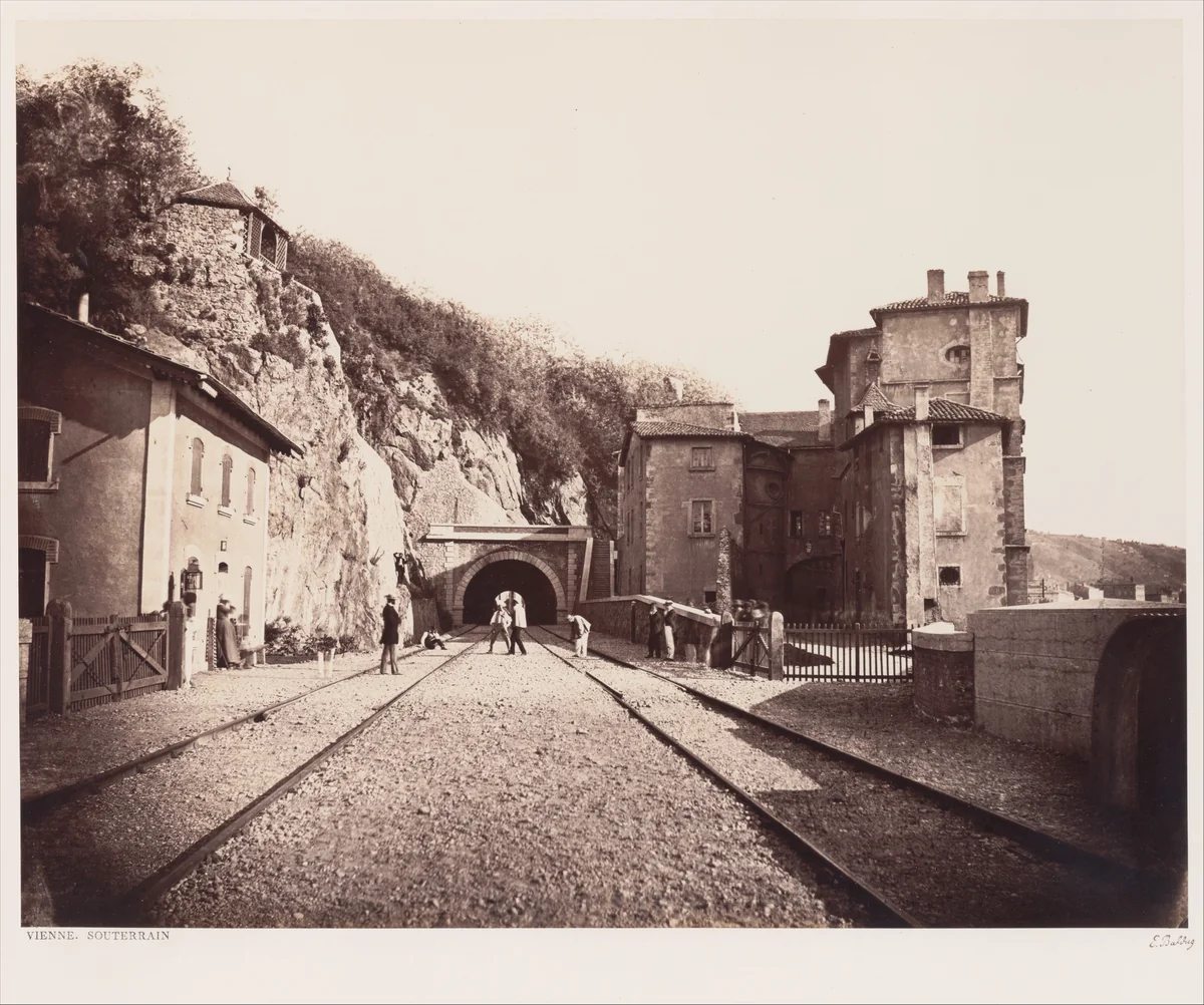 Vienne, Souterrain by Edouard Baldus, photograph, 1860-1862