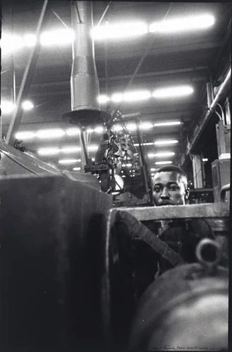 Ford Plant by Robert Frank, photograph, 1955