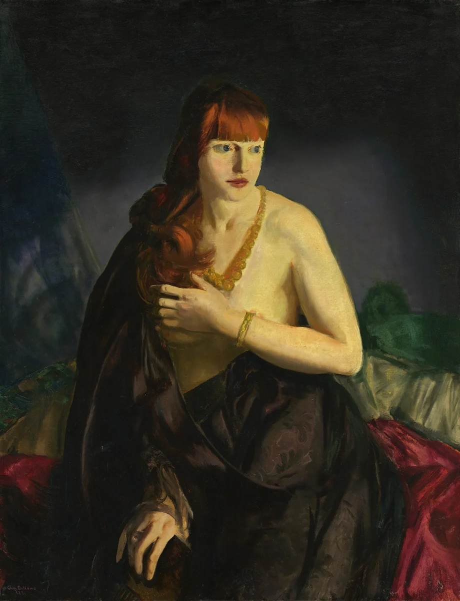 Nude with Red Hair by George Bellows, painting, 1920