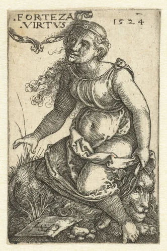 Kracht (Fortitudo) by Unknown, print, 1524