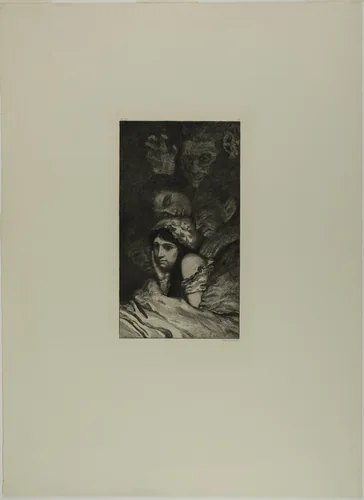 Dreams, plate three from A Life by Max Klinger, print, 1884