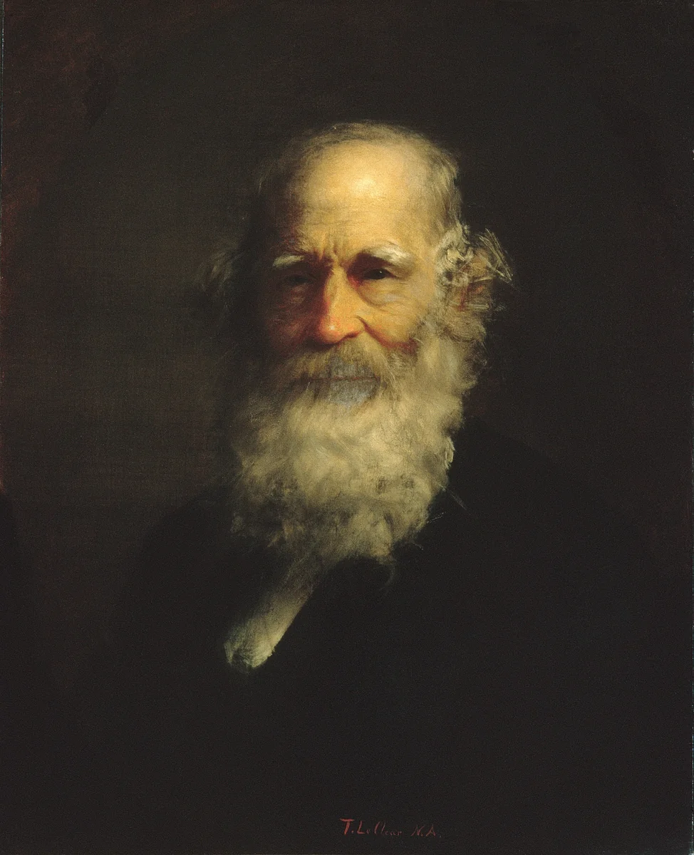 William Cullen Bryant by Thomas Le Clear, artwork, 1876