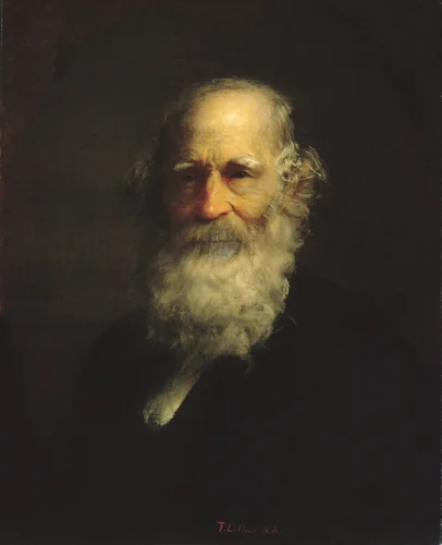 William Cullen Bryant by Thomas Le Clear, artwork, 1876