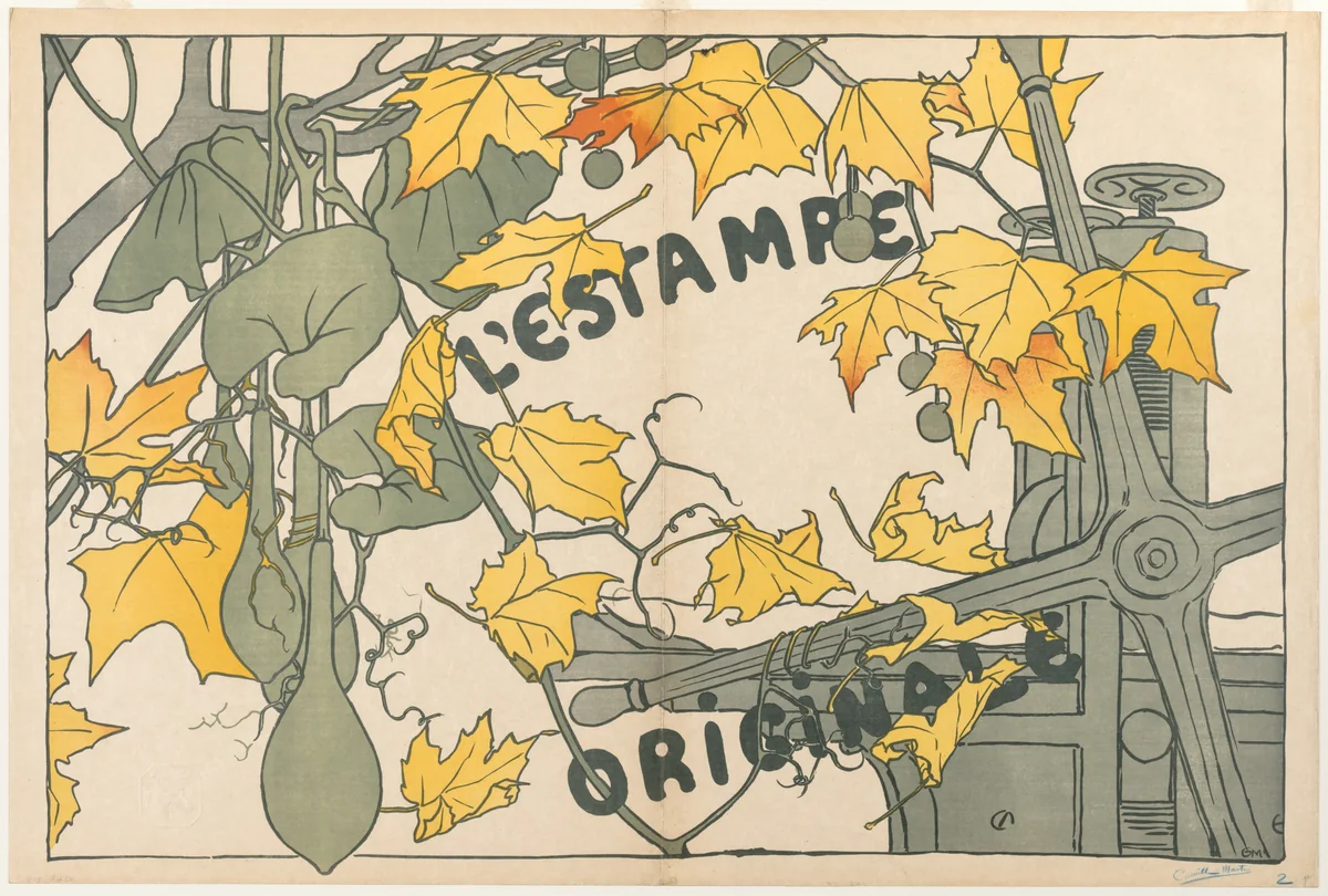 Cover for L'Estampe Originale by Camille Martin, print, 1894
