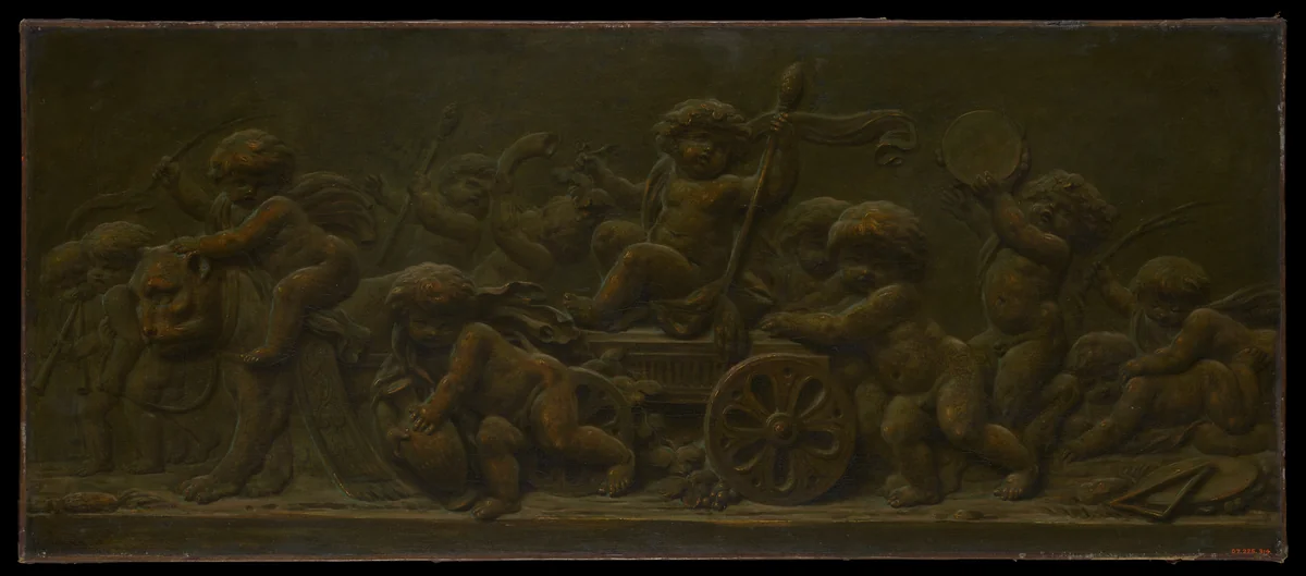 The Triumph of Bacchus by Piat Joseph Sauvage, painting, 1780-1789