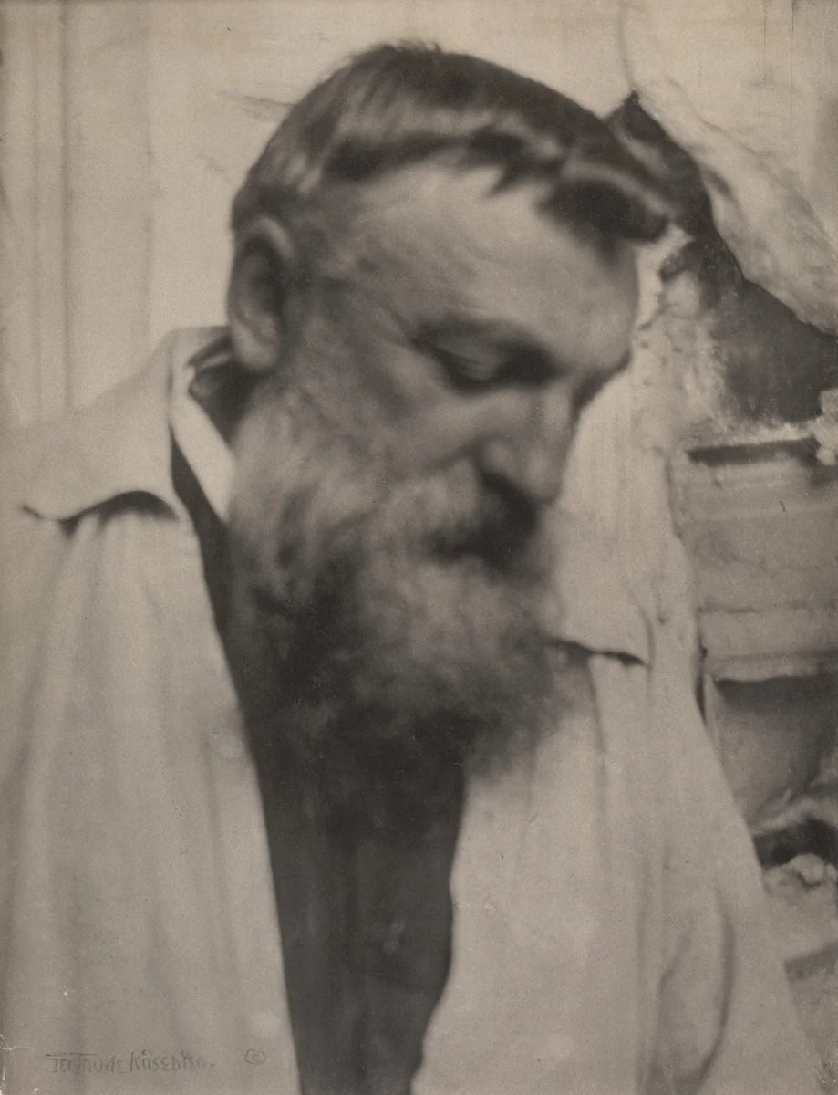 Rodin by Gertrude Käsebier, photograph, 1905