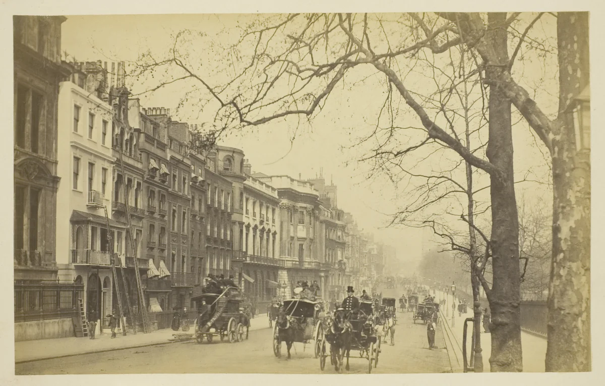 Piccadilly by Artist Unknown, photograph, 1850-1900