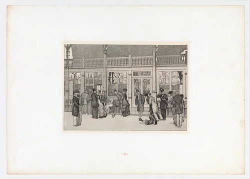 Ort (Place) from Ein Handschuh (A Glove). Cyclus von zehn Compositionen radirt. Rad. Opus VI, Plate I. First edition by Max Klinger, print, 1881