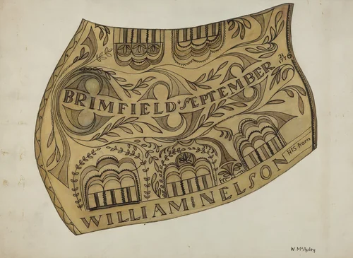 Powder Horn by William McAuley, index of american design, 1937