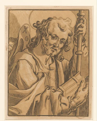 Apostel Jakobus de Meerdere by Ludwig Büsinck, print, 1600-1669