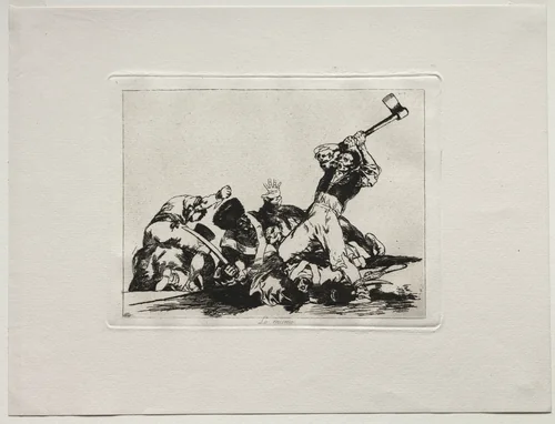 The Horrors of War: The Same by Francisco de Goya, print, 1810-1820