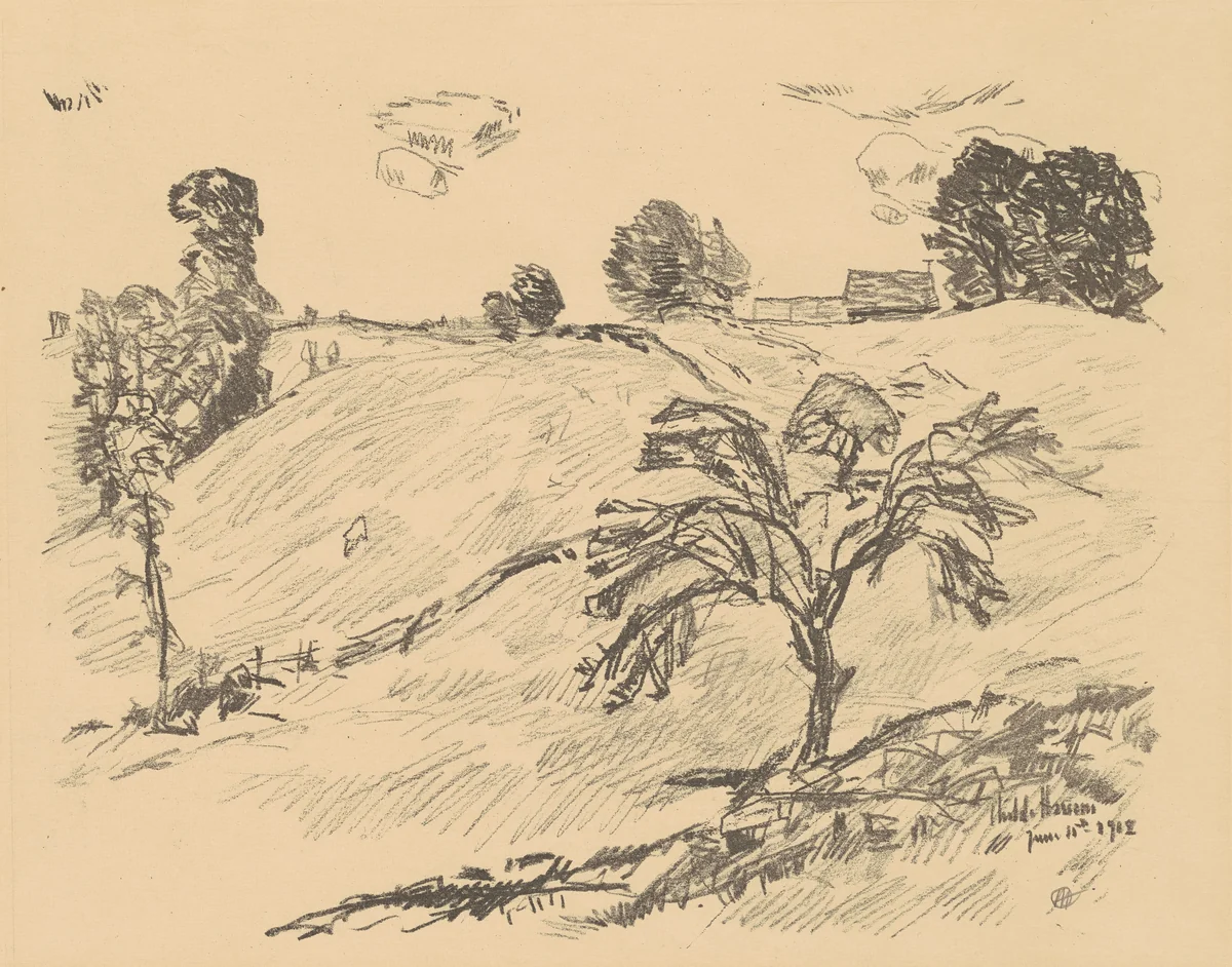 The Land of Nod by Childe Hassam, print, 1918