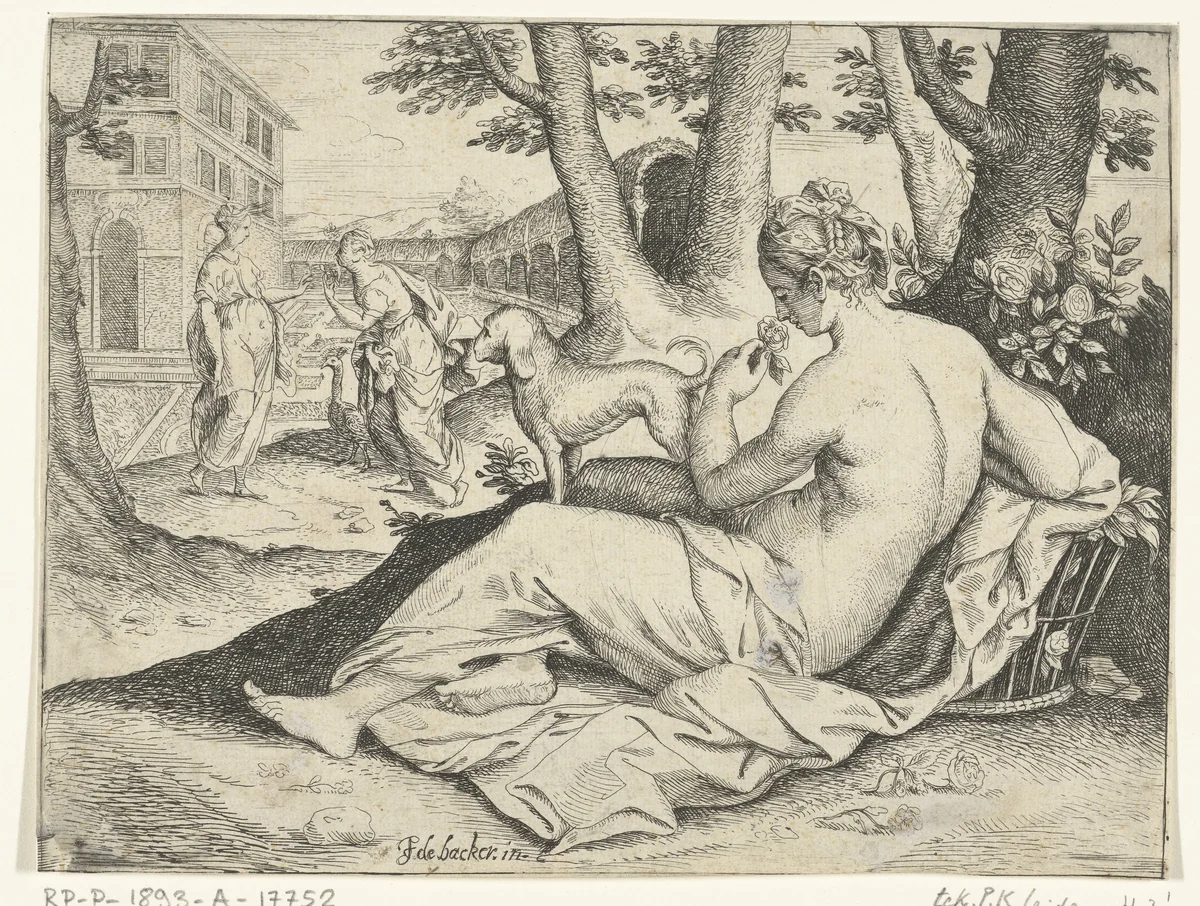 Reuk by Jacob de Backer, print, 1570-1590