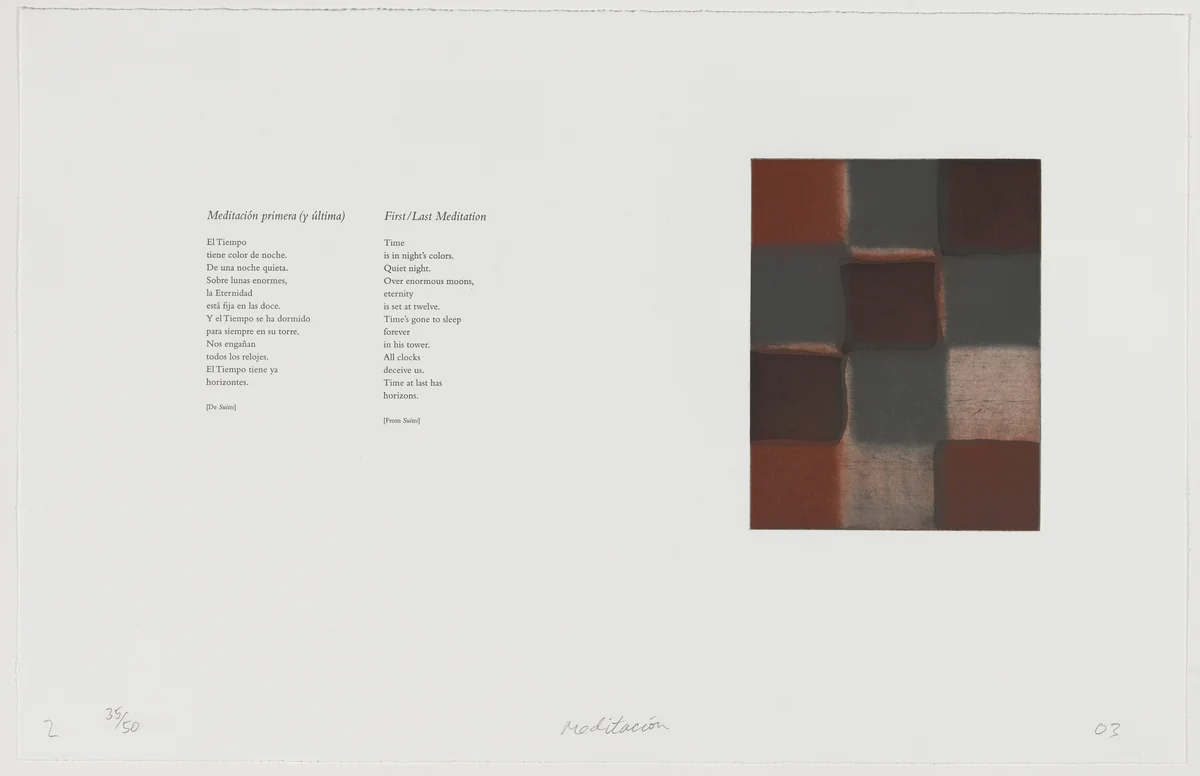 Meditacíon [Meditation] by Sean Scully, portfolio, 2003