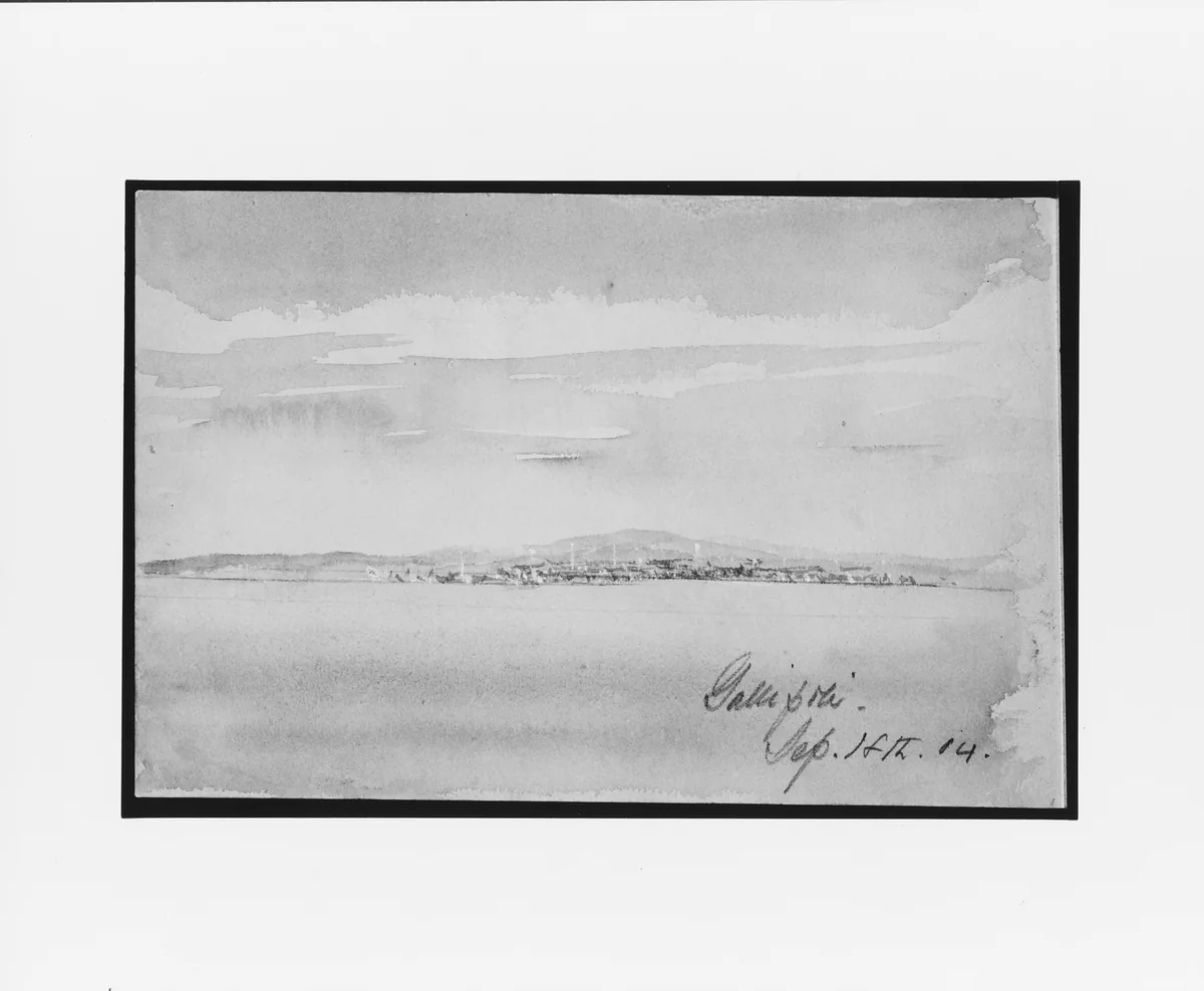 Gallipoli (from Sketchbook) by Mary Newbold Sargent, artwork, 1904
