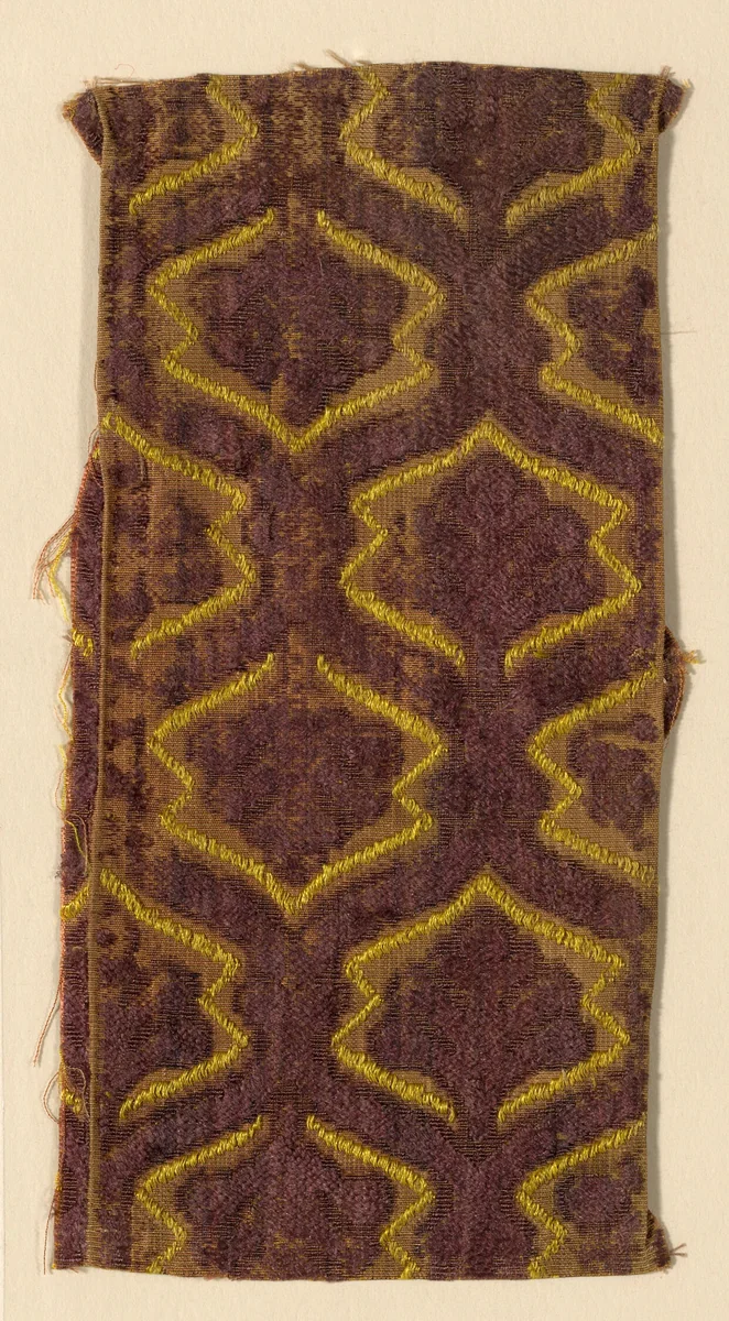 Fragment by Italy, textile, 1601-1700