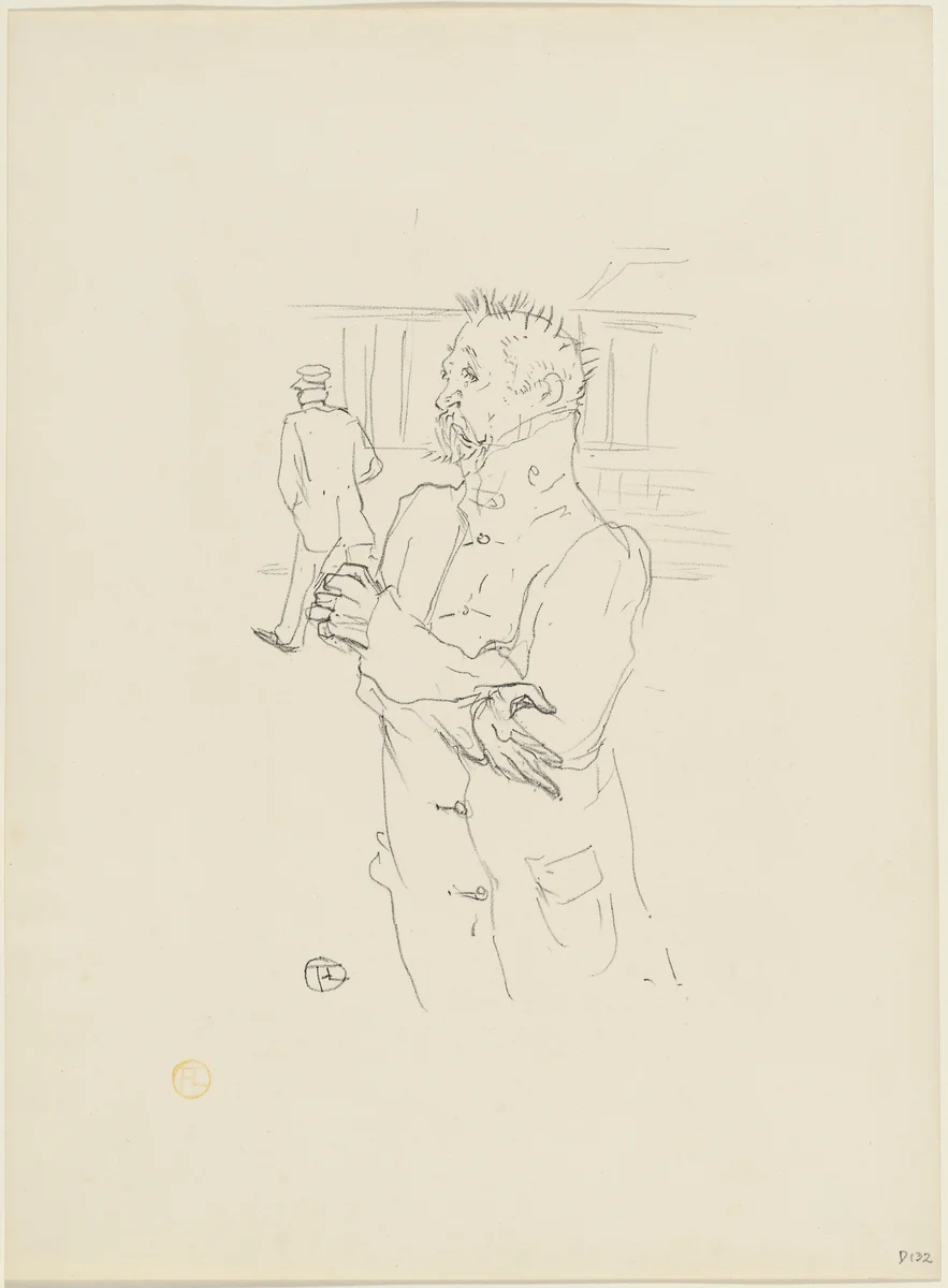 Le Fou by Henri de Toulouse-Lautrec, print, 1895