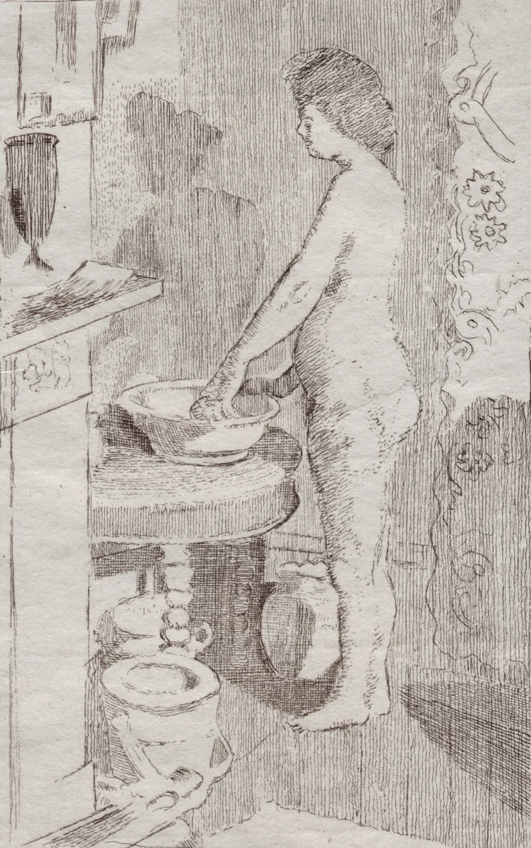 Sally: The Small Plate by Walter Sickert, print, 1906-1916