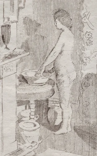 Sally: The Small Plate by Walter Sickert, print, 1906-1916