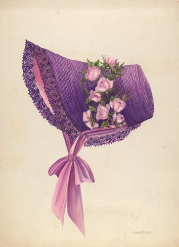 Bonnet by Florence Earl, index of american design, 1935-1942