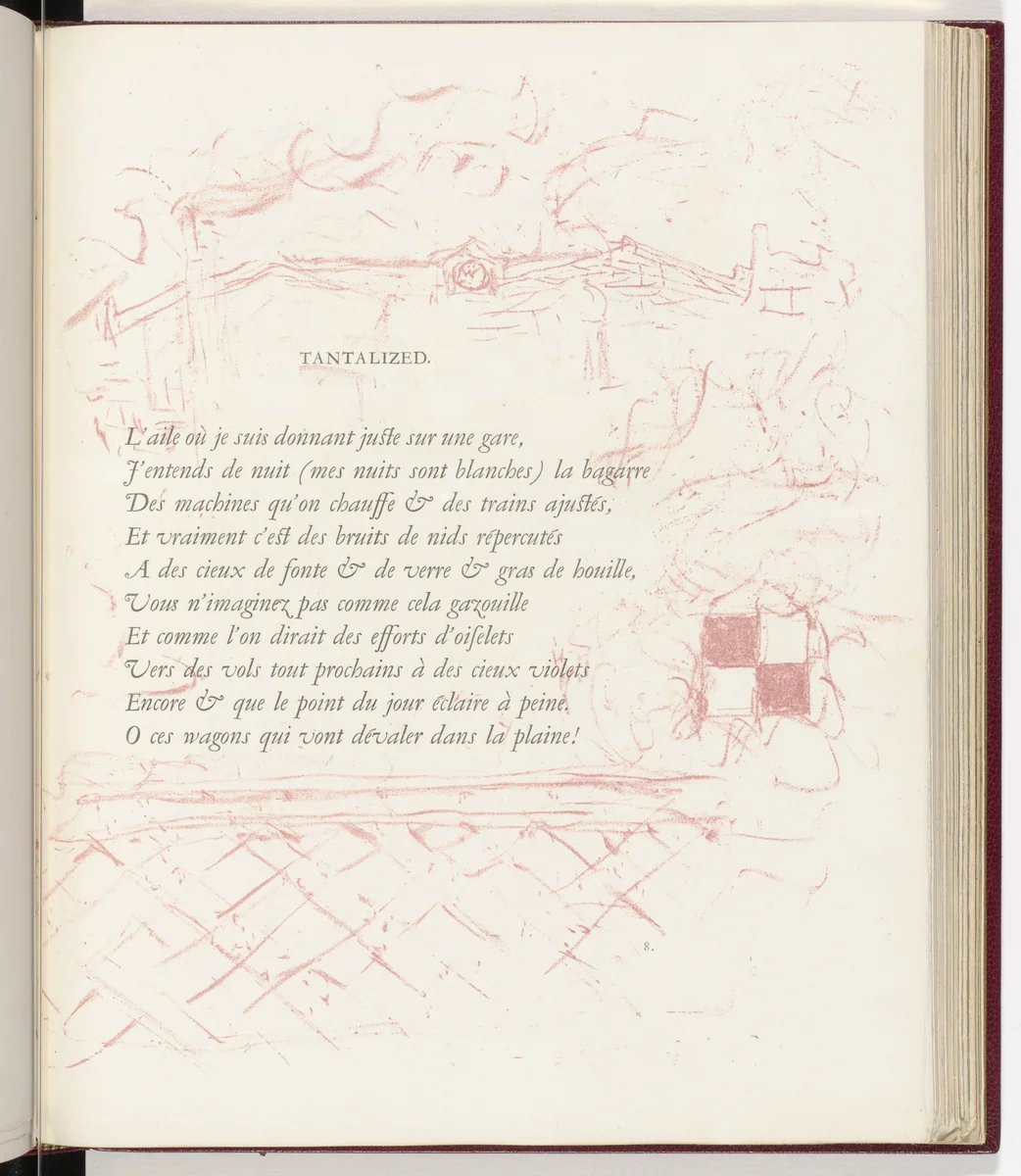 In-text plate (page 59) from Parallèlement (In Parallel) by Pierre Bonnard, illustrated book, 1900