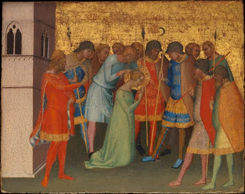 Saint Reparata Being Prepared for Execution by Bernardo Daddi, painting, 1327-1348