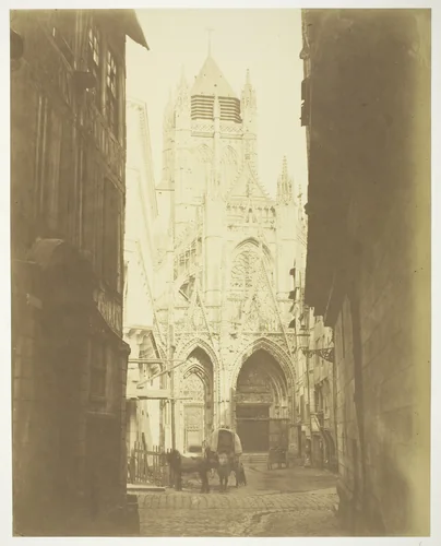 Saint Maclou de Rouen by Bisson Frères, photograph, 1854-1855