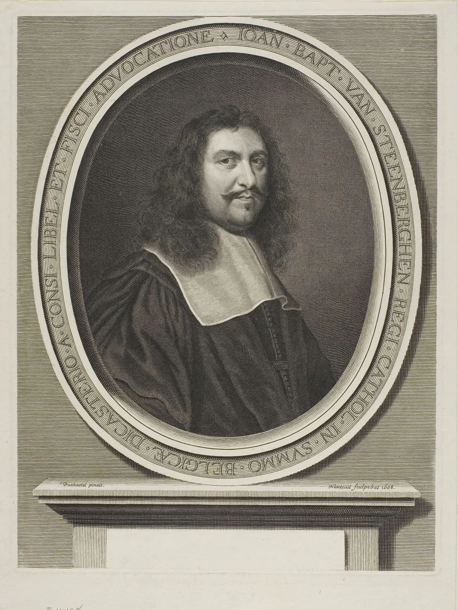 Jean Baptiste Van Steenberghen by Robert Nanteuil, print, 1668