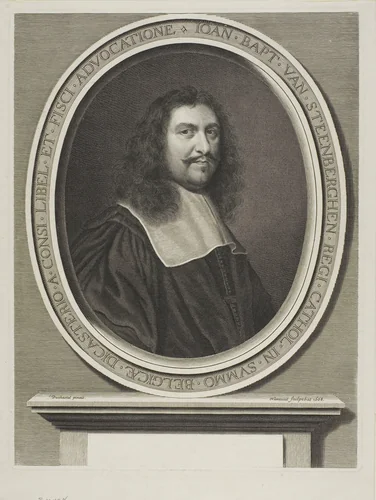 Jean Baptiste Van Steenberghen by Robert Nanteuil, print, 1668